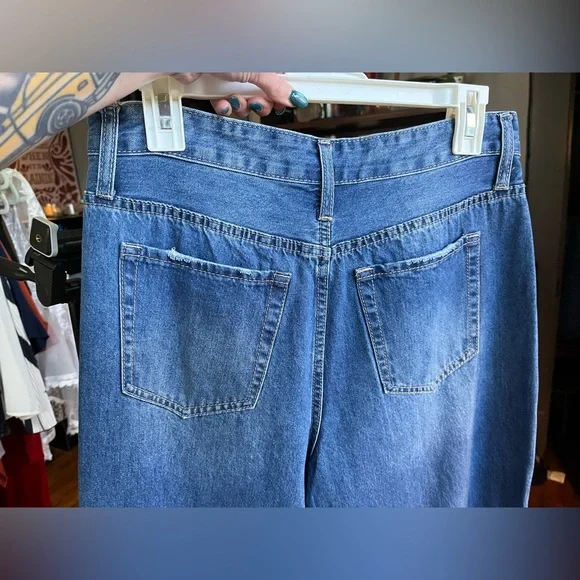 NEW With Tags YMI Dream Authentic Denim 90’s Wide Leg High Waisted Jeans 1 of 2 - Picture 5 of 15